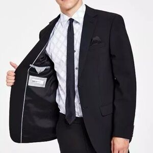 Bar Ill Men's Slim Fit Wool Suit Jacket Sports Coat Blazer Black 40 Short - NWT